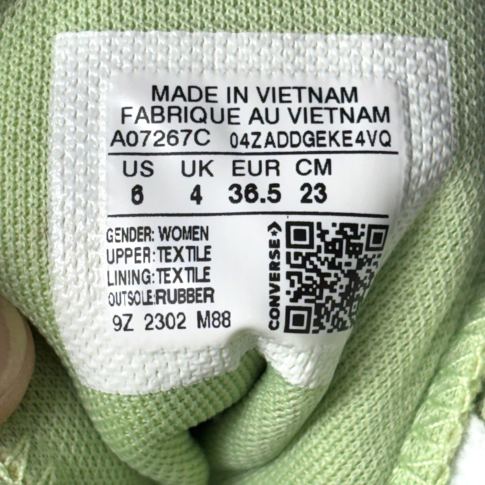 Converse Chuck Taylor All Star Lugged 2.0 High Platform Sneakers Green Womens 6 - Picture 9 of 10